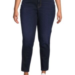 Time and Tru Women's High Rise Curvy Skinny